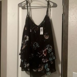 Torrid floral tank top.